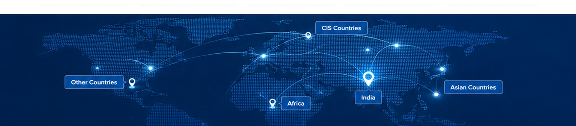 SAMAN global presence map